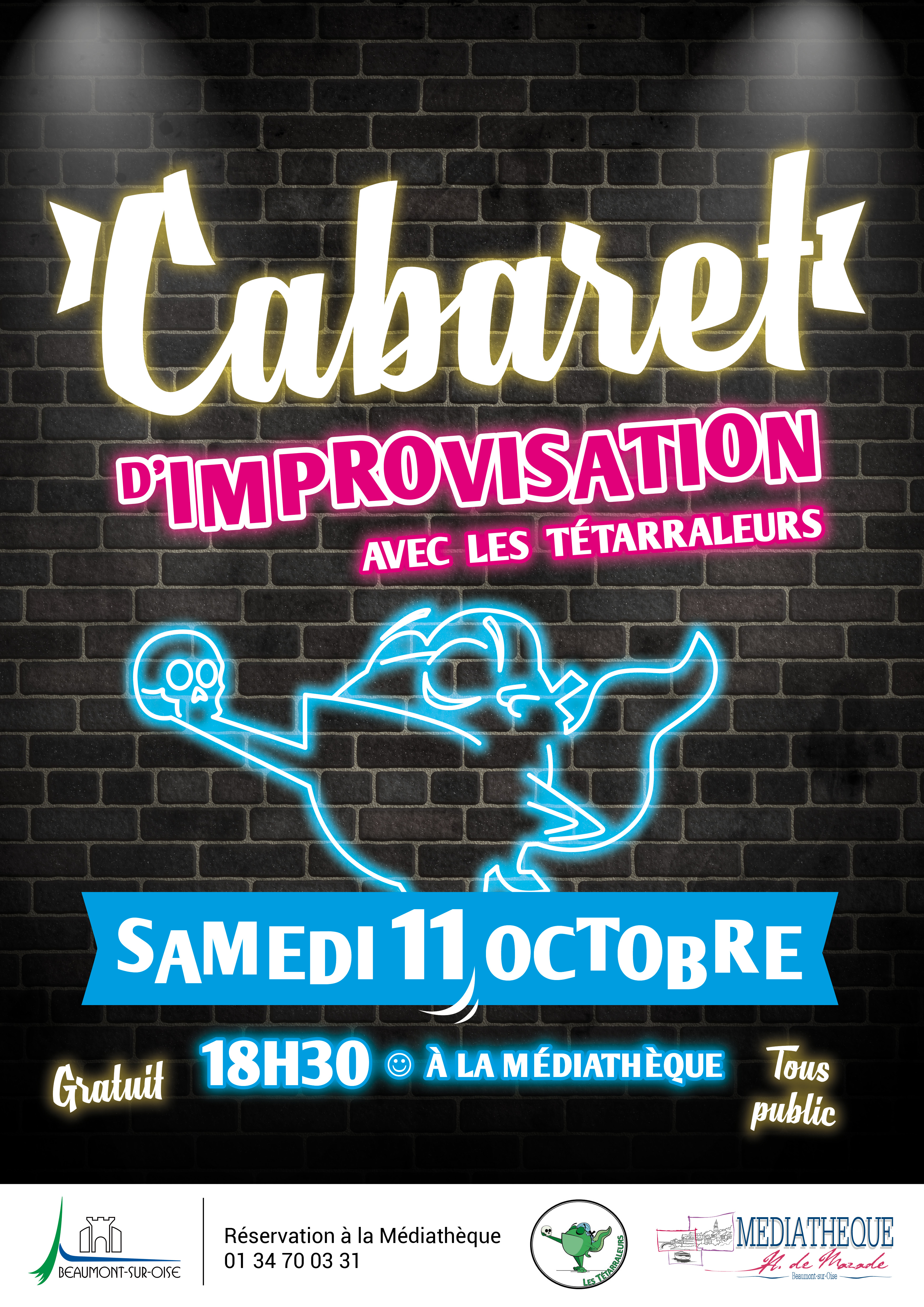 Affiche A3 Cabaret dimpro 02 Oct 25